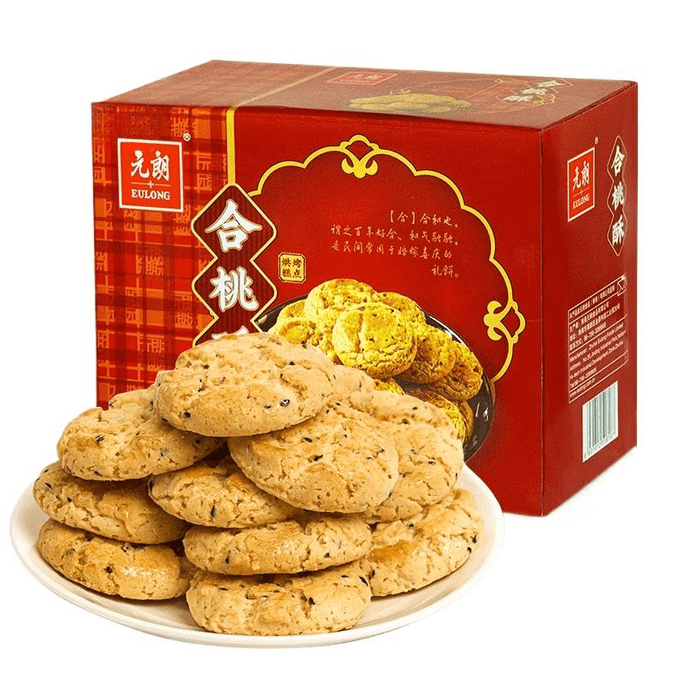 Yuen Long Peach Cake Old Court Peach Cake Time-Honored Specialty Pastry 380g*1 Box