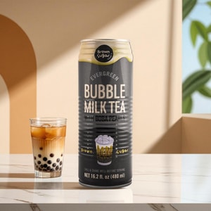 Bubble Milk Tea Brown Sugar with Tapioca Pearl 16.2 fl oz
