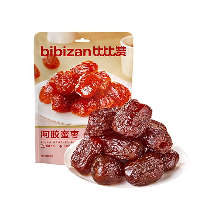 Ejiao Honey dates jujube without nucleus Candied fruit Dried fruit snacks Snack food 200g