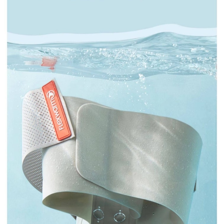 Heated Massage Lumbar Support Belt Waist Massager Lumbar Spine Massager Vibrating Heat Therapy Corset Miracle Relief for Back Pain White One piece 4