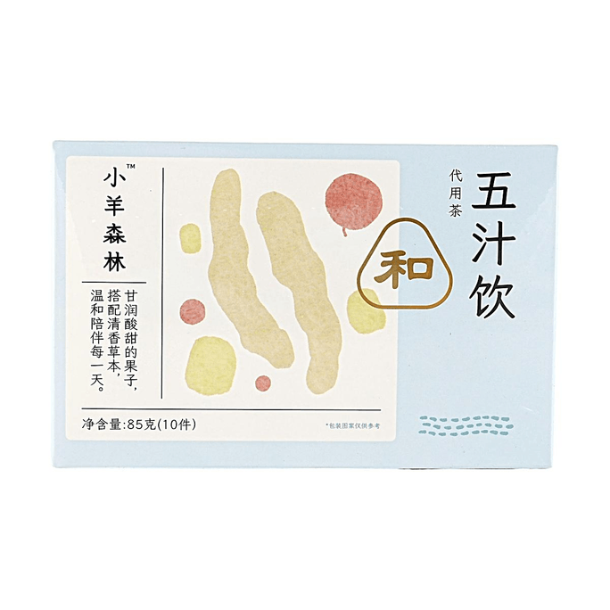 小羊森林 五汁饮 雪梨马蹄茶(代用茶) 85g(10袋/盒)