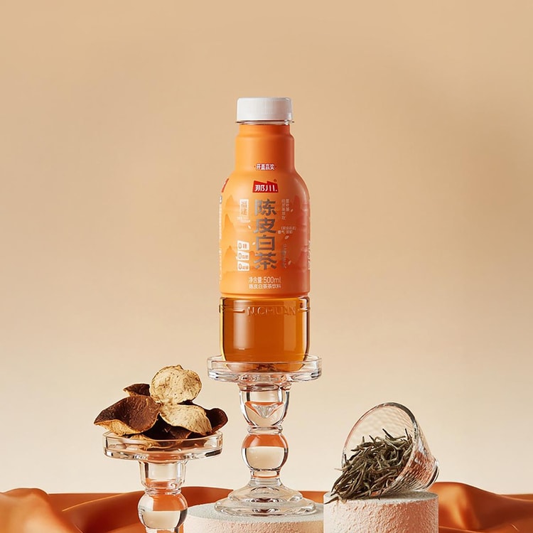 那川那川陳皮白茶無糖茶飲500ml *6【6份超值裝】【0糖0脂0卡】【陳皮柑
