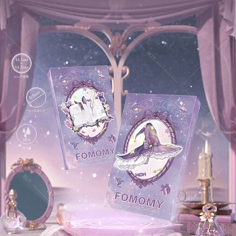 【日本美瞳/日本直郵】FOMOMY Magic 月拋美瞳 Magic Azure 精靈淚“藍色系”1片裝 度數-10.00(1000)預定3-5天 DIA:14.1mm | BC:8.6mm
