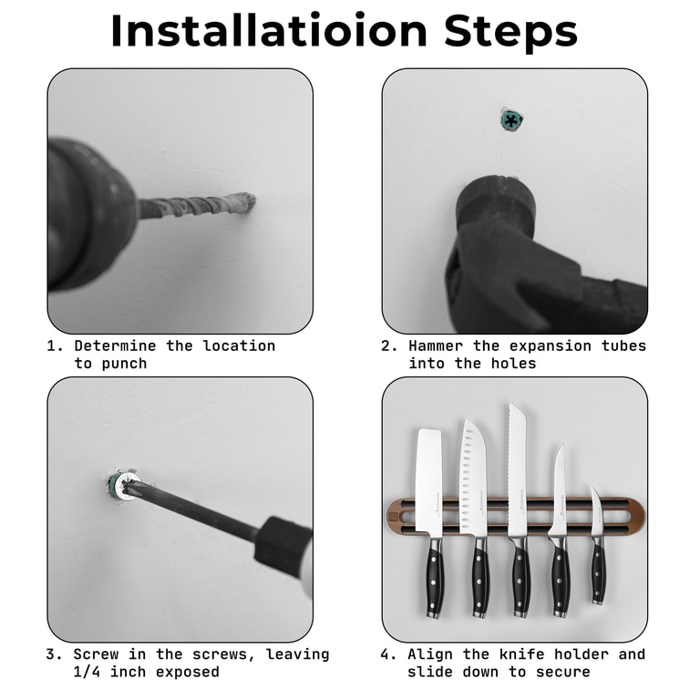  16 Inch Magnetic Knife Holder for Wall 4