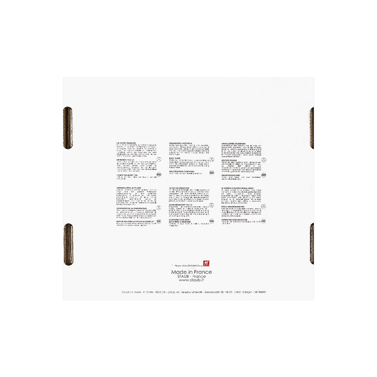 法国STAUB珐宝 铸铁珐琅锅南瓜锅 搪瓷锅汤锅煲汤焖烧锅无涂层白色 3.31L 6