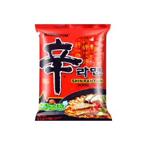 프리미엄 신 오리지널 라면 - 한국식 고급 매운맛 즉석 라면, 114g