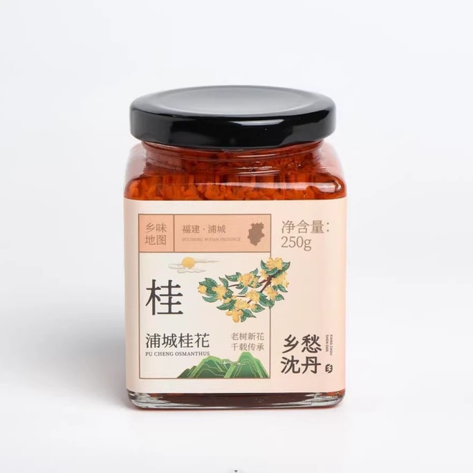 Osmanthus Honey Sauce 250g * 1 Bottle Stained Jam Danggui Seasoning Sauce Sweet Sauce Lotus Root Powder