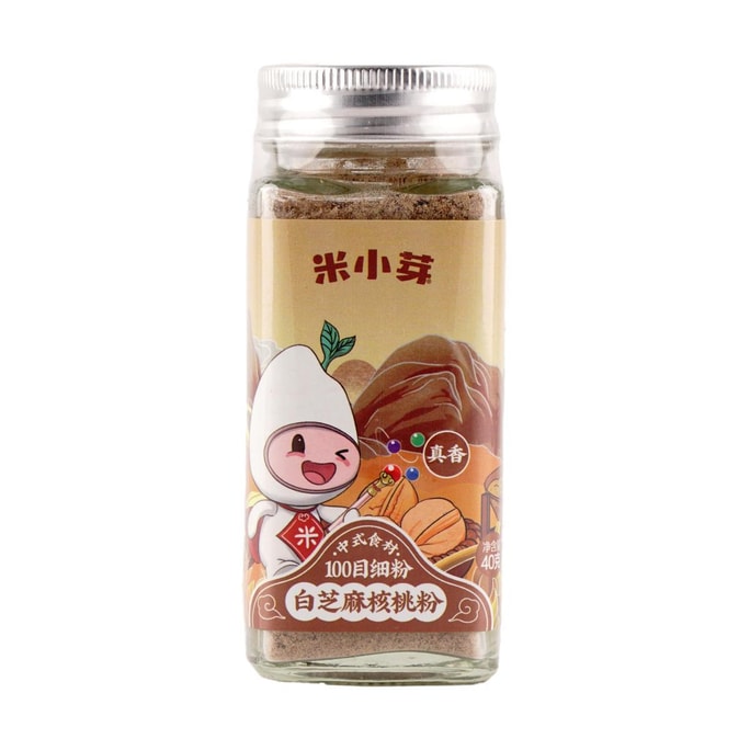 米小芽 白芝麻核桃粉 儿童辅食拌饭料调味粉 40g