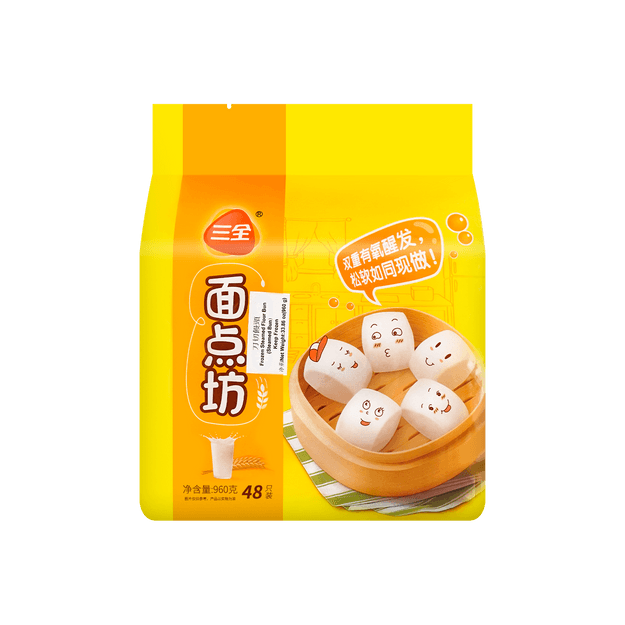 【冷冻】三全 刀切馒头 960g