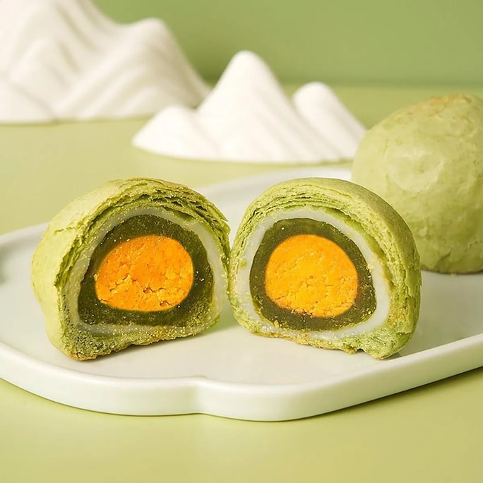 卵黄パイ、抹茶味、6個入り 11.64 oz