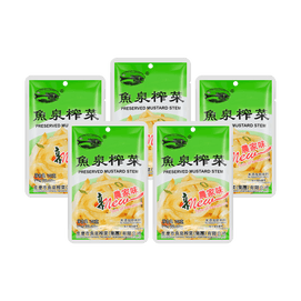 【囤貨裝】魚泉牌 農家口味榨菜 開胃鹹菜絲下餐點佐餐小菜 70g*5包