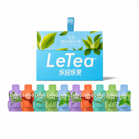【中国直邮】 乐品乐茶 【露思同款】LeTea 冷泡茶包 花茶果茶叶袋泡茶伴手 礼 缤纷原叶丨五种口味共10包*1袋