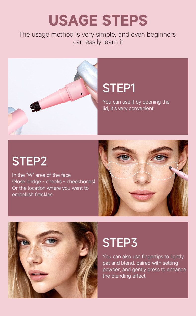 【中国直邮】 Sweet Mint 自然仿真雀斑笔显色防水雀斑点斑笔日杂欧美跨境彩妆一支