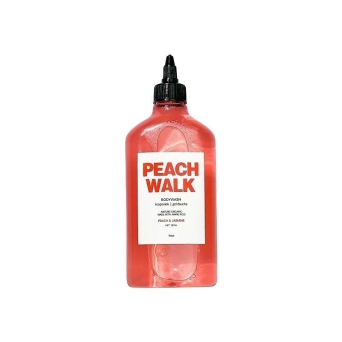 Niacinamide shower gel peach scrub towel bath aid yellow skin applicator cp 307ml