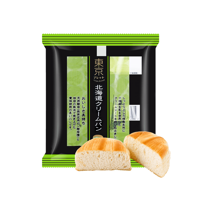日本TOKYO BREAD东京面包 天然酵母面包 北海道奶油味 1枚装 70g【早餐必备】