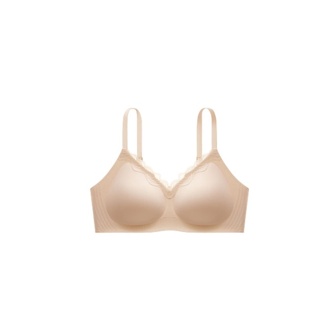  500Air One-Size Lace Camisole Sexy Bra - Apricot skin (1 Piece)