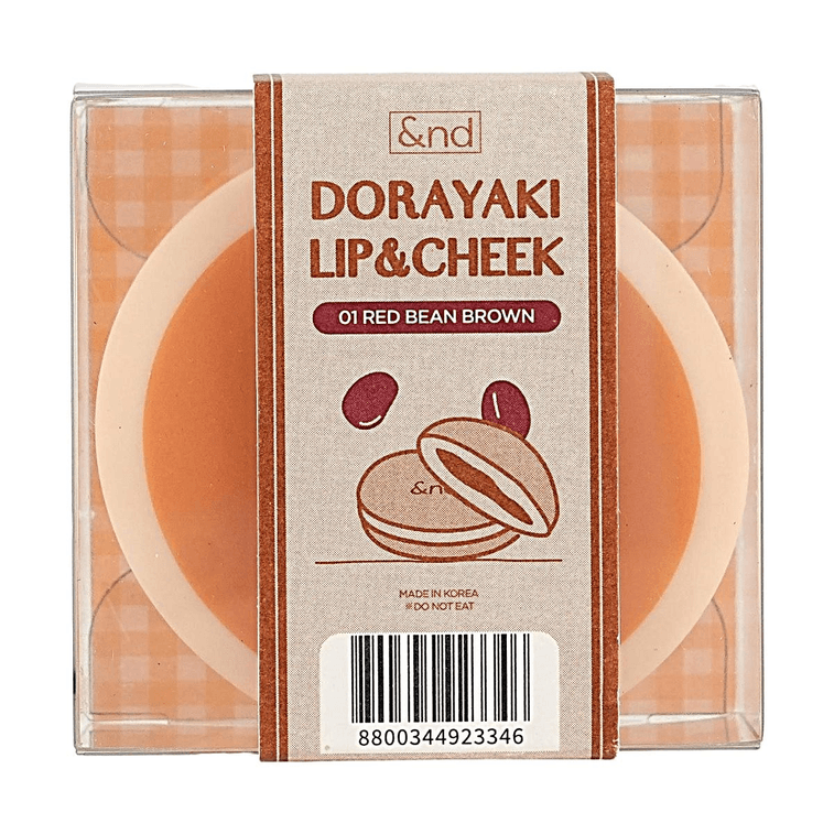 Dorayaki Lip & Cheek 01 Red Bean Brown 0.08oz 【Lip & Cheek Dual Use】 3