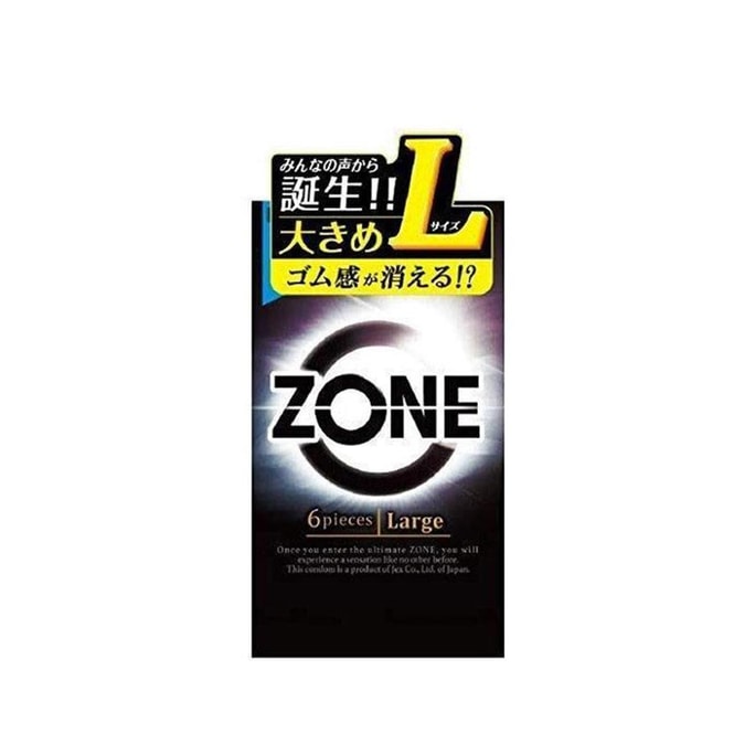 JEX Condom Zone L Size 6pcs