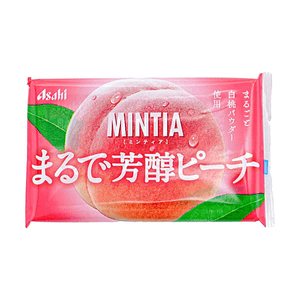 MINTIA Mint Candy Rich Peach Flavor 50 pieces 0.25 oz【Rich Fruit Aroma】【Contains White Peach Powder】