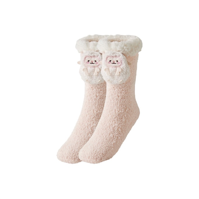 【中國直郵】 憇心 冬天暖腳神器充電加熱發熱襪子女生床上睡覺腿寶辦公室保取暖 雲朵咩咩