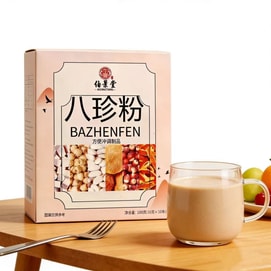 香港大药房 伯景堂 八珍粉  10克*10袋 100g【脾胃虚弱 消化不良 口苦口臭 面黄体倦】便携 暖心冲饮 营养养生 早餐代餐 好吸收 养胃不养膘