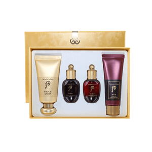 Gongjinhyang Gold BB Cream Skincare Set - 45ml BB Cream + 20ml Toner & Emulsion + 40ml Cleanser