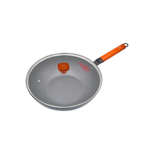 Wok pan - 1st quality, round base with handle, without ear, Ø 30cm, 1 pc,  loose