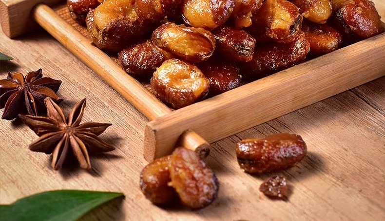 【中国直邮】 百年吴府记 老醋蚕豆【原味+香辣 混合装458g*1】酸甜酥脆四川特产零食休闲炒货小吃兰花豆包装