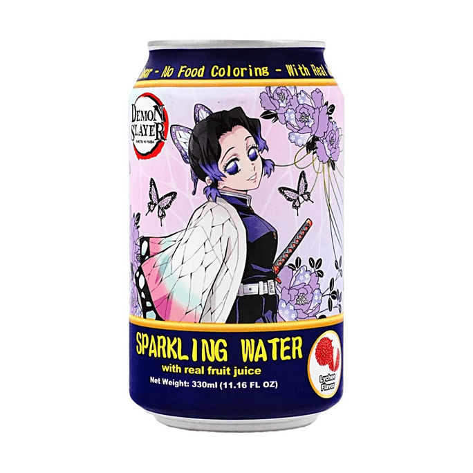 越南版ANYYUMSx鬼灭之刃联名 气泡水 荔枝味 330ml