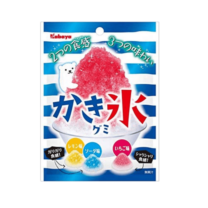 KABAYA かき氷風グミ（3フレーバー）55g