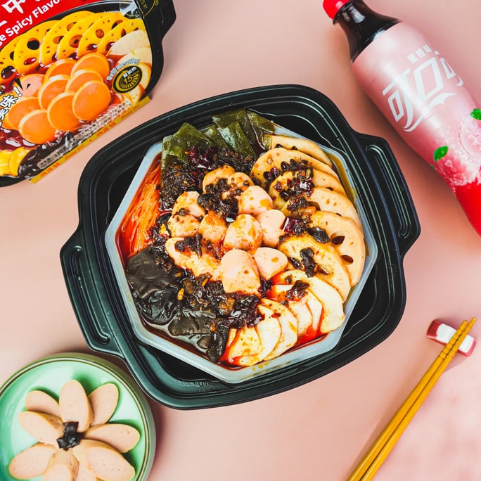 北美版 嗨皮鍋 麻辣王中王 自熱小火鍋 370g【速食宵夜】