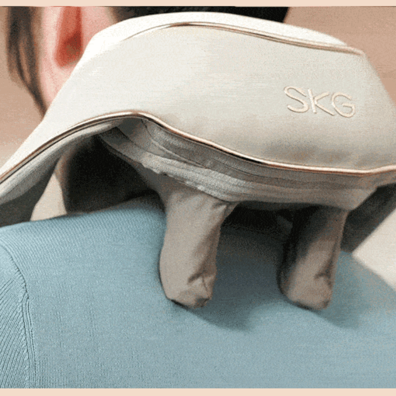 【中国直邮】 SKG 颈椎按摩器肩颈按摩仪腰部背部肩膀斜方肌脖子H5 一个装