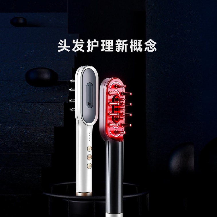 【中国直送】Xiaomi Youpin Jindao インテリジェント多機能育毛コーム 多機能育毛コーム 育毛コーム スタンダード グレー 3