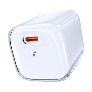 Icenano 30W USB C Charger Block, PD 3.0 & 30W Unlocks , Phone 16/16e/15, Samsung, Glacier White