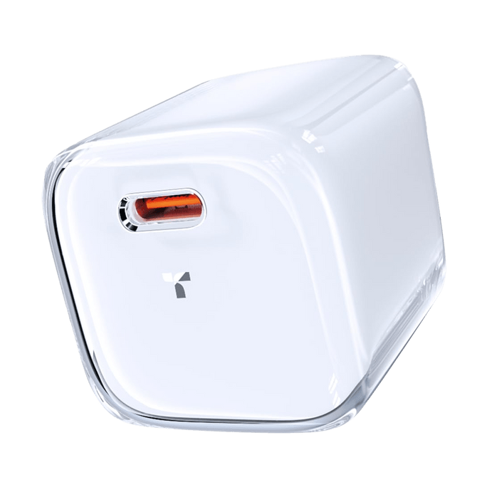 TORRAS图拉斯 Icenano FoldPro USB-C 充电头 30W 功率  适用于 MagSafe 充电器 / 16/16e/15 手机 冰川白