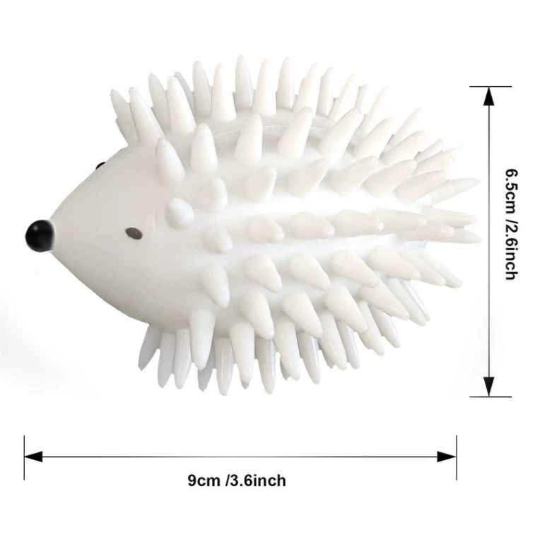 Soft Silicone Hedgehog Anti-entanglement Cleaning Ball Magic Stain Removal Laundry Ball 3Pcs 1Set 3