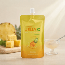 韩国EVERYDAZE 维C蒟蒻果冻 纯素零糖低卡瘦身美容 菠萝味 150ml*10支入【吃前捏一捏 冷藏后更好吃】