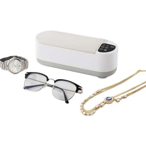 【中国からの直送】スマートホームセレクション 超音波式スマート多機能メガネ・ジュエリークリーナー（1個）