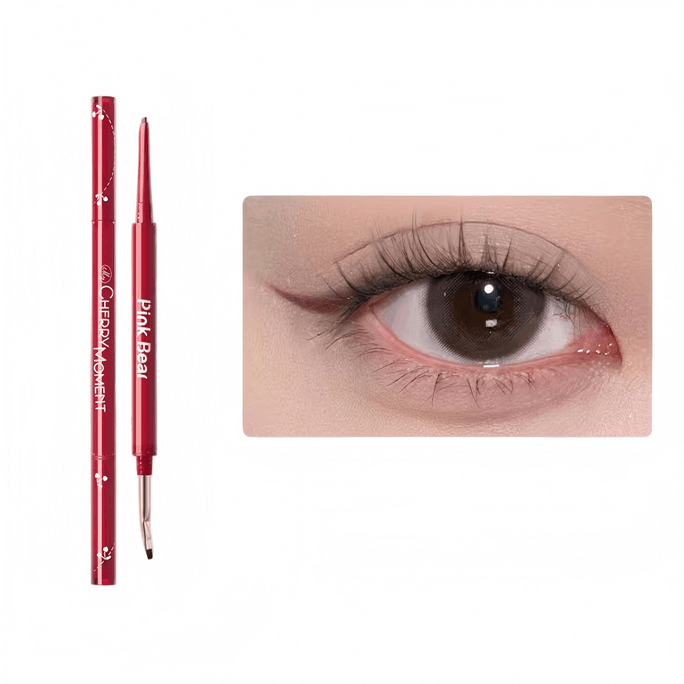 New Year Limited Eyeliner Gel Pen Waterproof Smudge Proof Sweat Proof Long Lasting 05 Cherry Brown Gentle Red Brown Clear Smart 50mg 1 Piece
