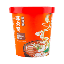 【速食天花板】 麻六记 酸辣粉 冲泡方便速食红薯粉 256g 【Q弹粗粉 人气新品】