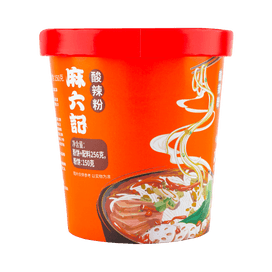 速食天花板】 麻六记酸辣粉冲泡方便速食红薯粉256g 【Q弹粗粉人气新品