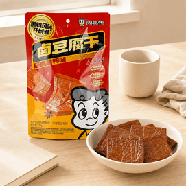 周黑鸭 卤豆腐干 经典黑鸭味 120g【匠心慢卤 香醇入味】