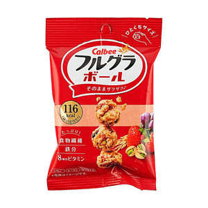 Frugra Ball 0.92 oz 【Bite-sized】【Crunchy and Delicious】