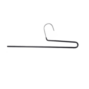 Frost Mountain Goose-shaped Trouser Frame Straight Hook - Black *5 Pieces