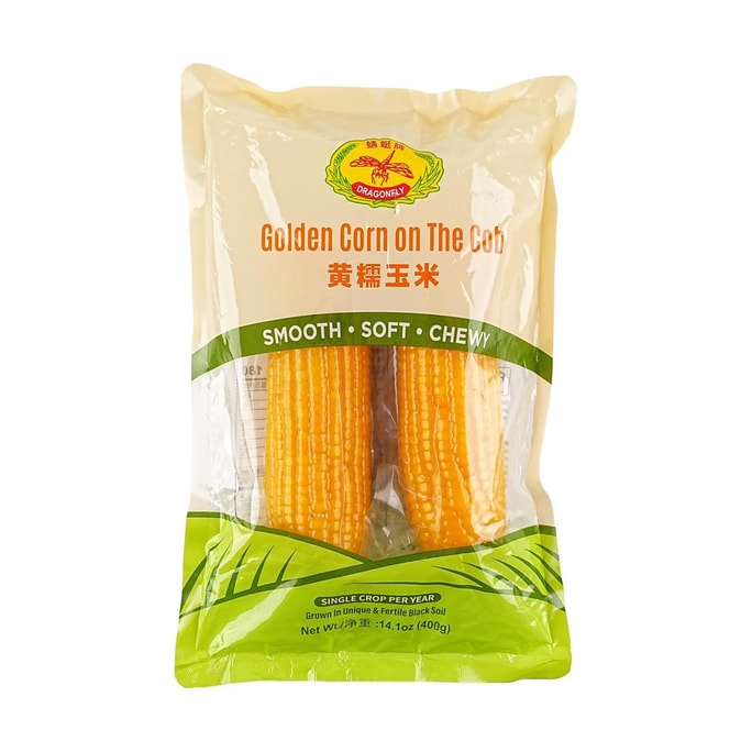 蜻蜓牌 黃糯玉米 400g【真空包裝加熱即食】【低卡粗糧代餐】