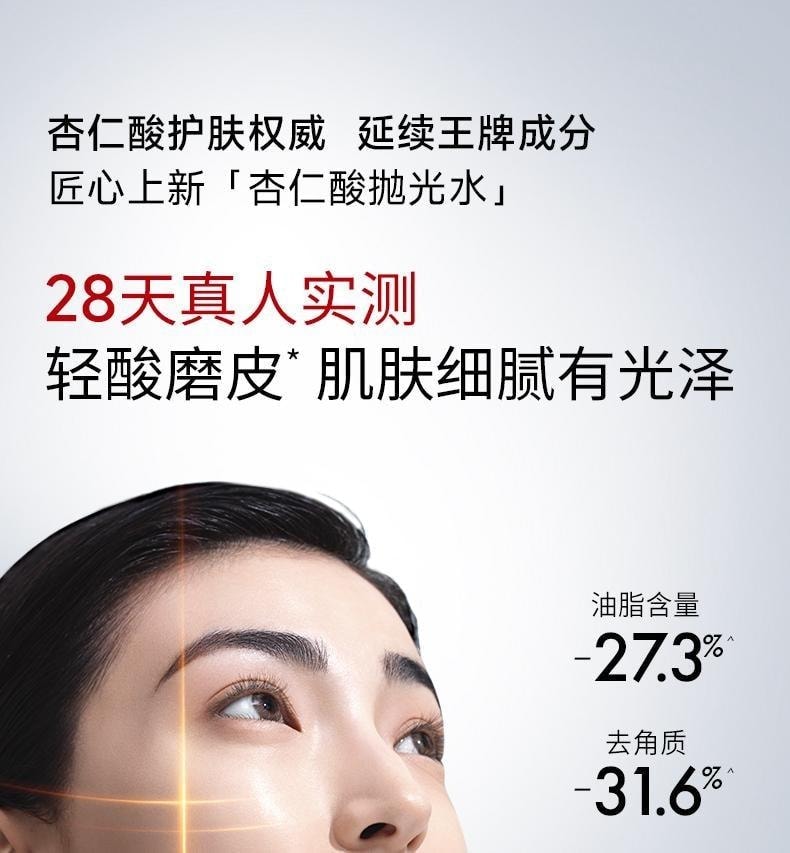 【中国直邮】 DR.WU 达尔肤 杏仁酸抛光精粹水200ml/瓶 磨皮细腻抛光 28天养出素颜光泽肌 爽肤水湿敷保湿去角质