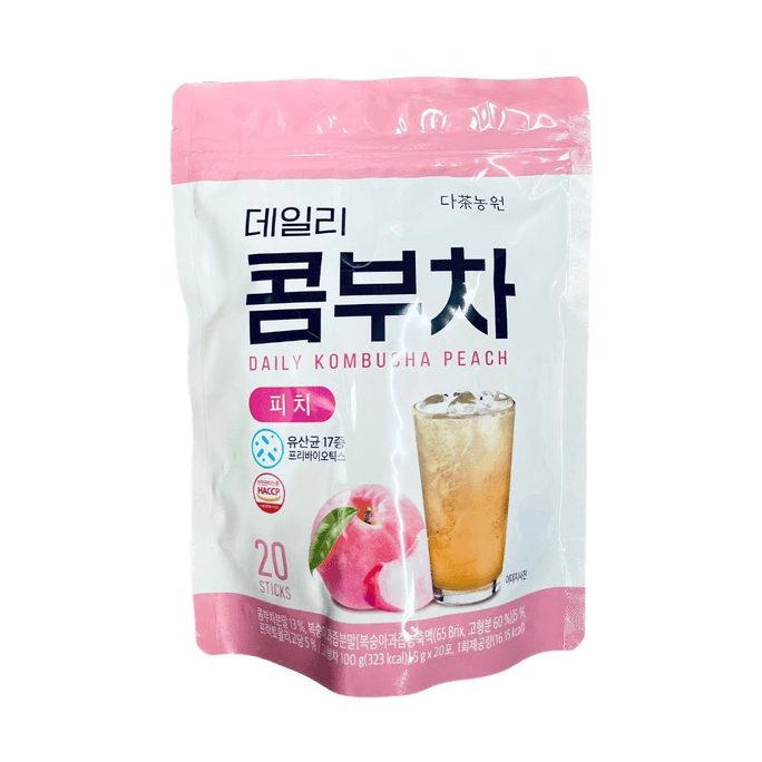 Daily Kombucha 5g*20stickes #peach