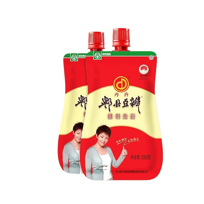 【中国直邮】 丹丹 郫县豆瓣免剁 200g*2袋