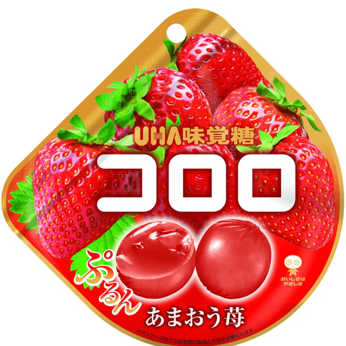 Mikado Cooluru Fruit Gummies Seasonal Limited Fukuoka Strawberry Fruit Gummies 40g
