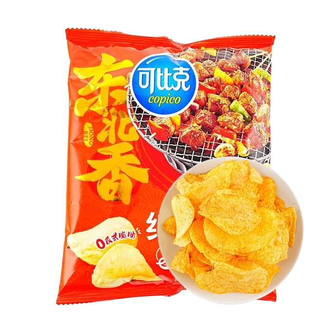 Potato Chips, Northeast Barbecue Flavor, 1.97 oz【0 Trans Fat】